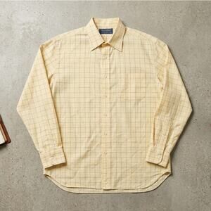 Tom James Royal Classic Bespoke Plaid Shirt Fits L Eclectic Grandpa Old Money